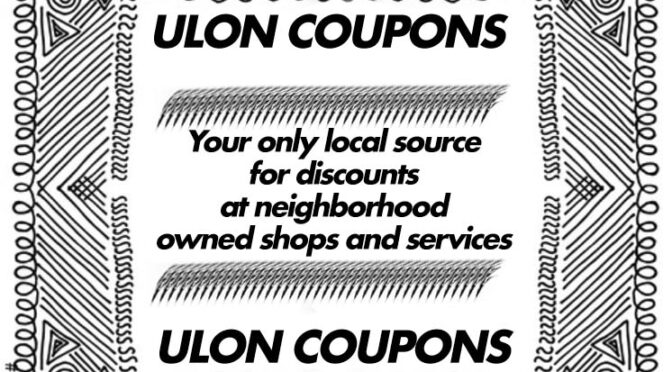 ULON COUPON COMMUNITY SUPPORT FOR LOCAL BUSINESSES DISCOUNTS FOR COMMUNITY
